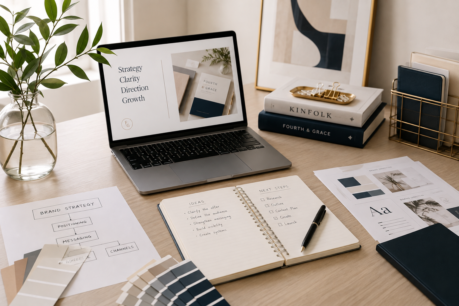 Strategy, clarity and business-building workspace